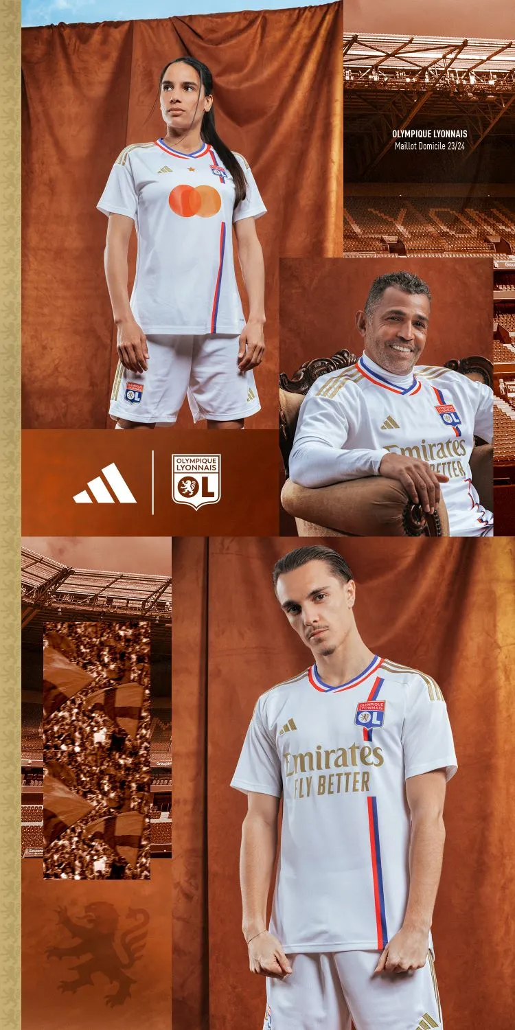 2023-24 Lyon Home Shirt